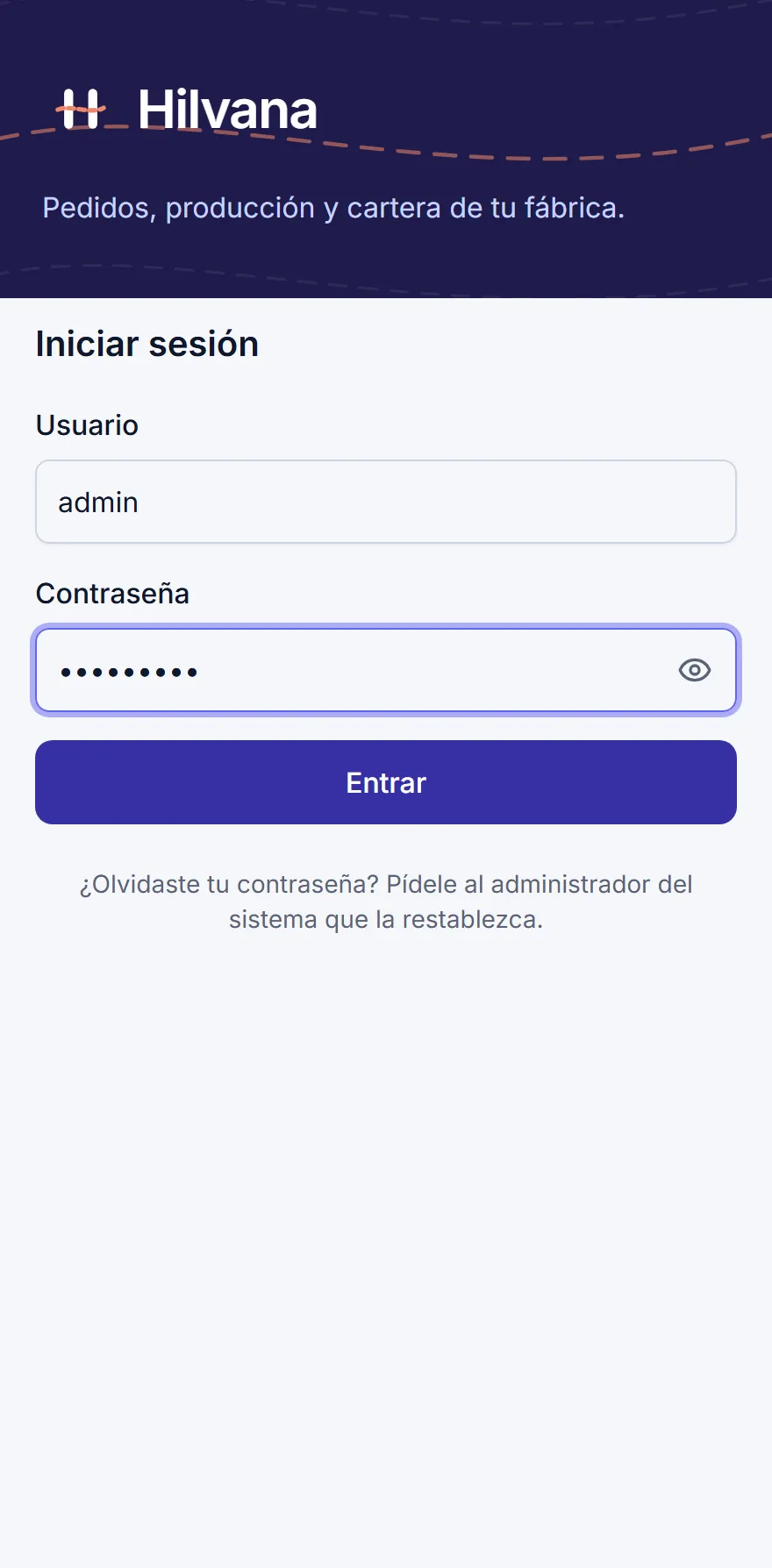 Entra con tu usuario